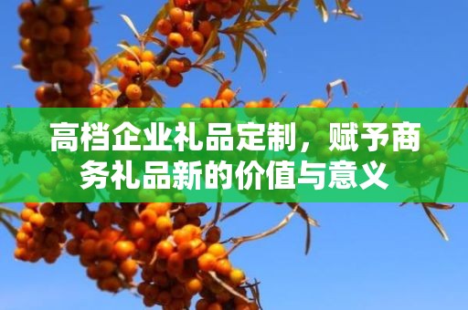 高档企业礼品定制，赋予商务礼品新的价值与意义