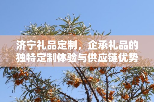 济宁礼品定制，企承礼品的独特定制体验与供应链优势