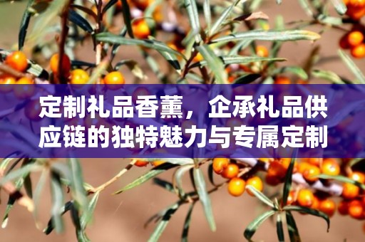 定制礼品香薰，企承礼品供应链的独特魅力与专属定制体验